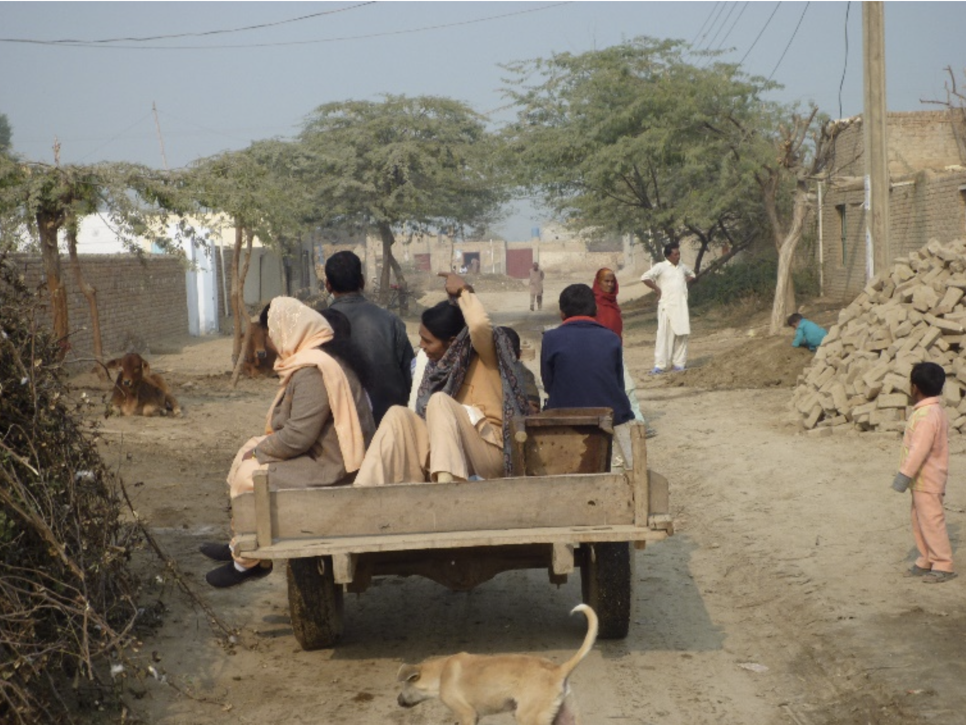 The Shah family in rural Pakistan